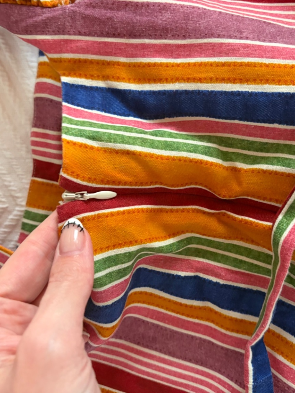 Farm Rio Reyes Striped Romper - Picture 7 of 8